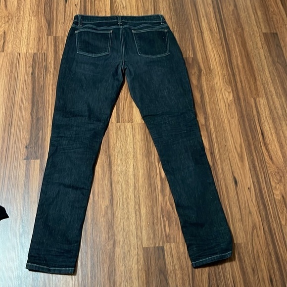 Eileen fisher skinny leg black jeans 8 - Picture 4 of 7